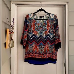 Mandala Style Blouse Size M